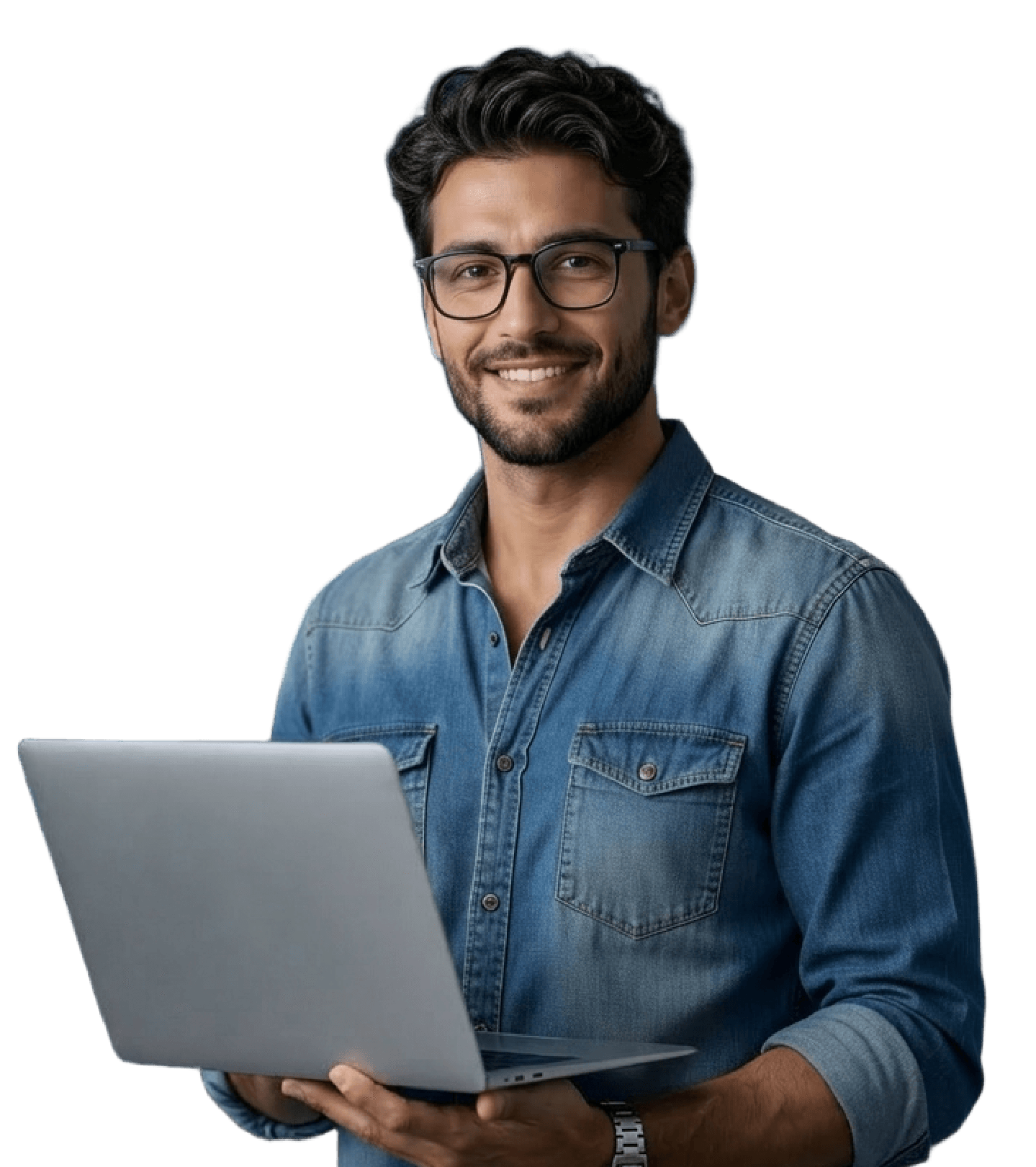 Profesional con laptop